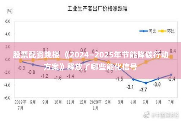 股票配资跳楼 《2024—2025年节能降碳行动方案》释放了哪些能化信号