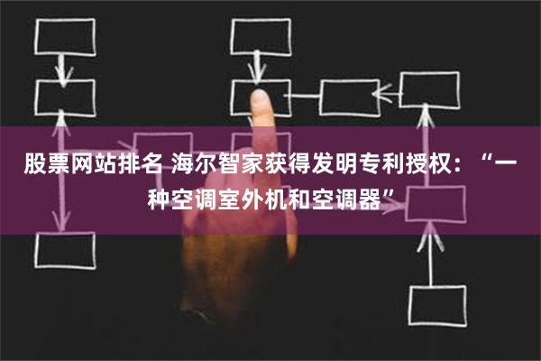 股票网站排名 海尔智家获得发明专利授权：“一种空调室外机和空调器”