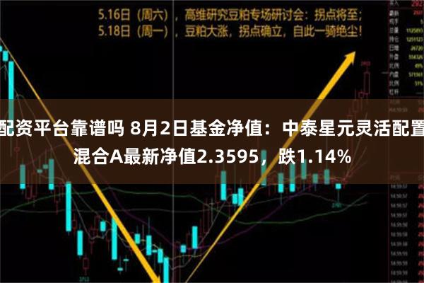 配资平台靠谱吗 8月2日基金净值：中泰星元灵活配置混合A最新净值2.3595，跌1.14%