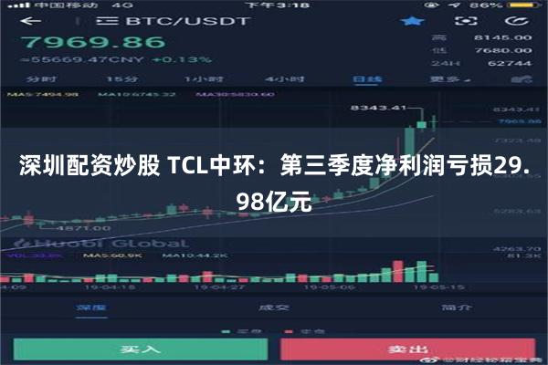 深圳配资炒股 TCL中环：第三季度净利润亏损29.98亿元