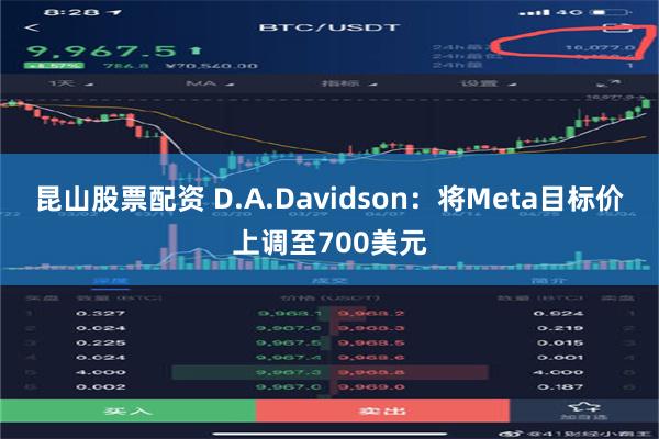 昆山股票配资 D.A.Davidson：将Meta目标价上调至700美元