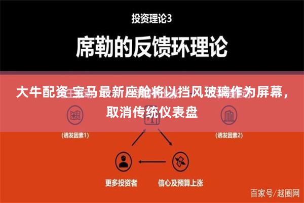 大牛配资 宝马最新座舱将以挡风玻璃作为屏幕，取消传统仪表盘